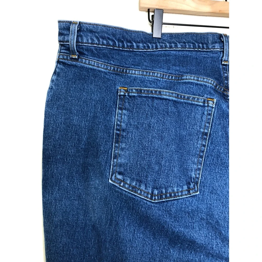 Abercrombie Fitch 90's Straight Ultra High Rise Mid Wash Denim‎ Jeans W50 L31